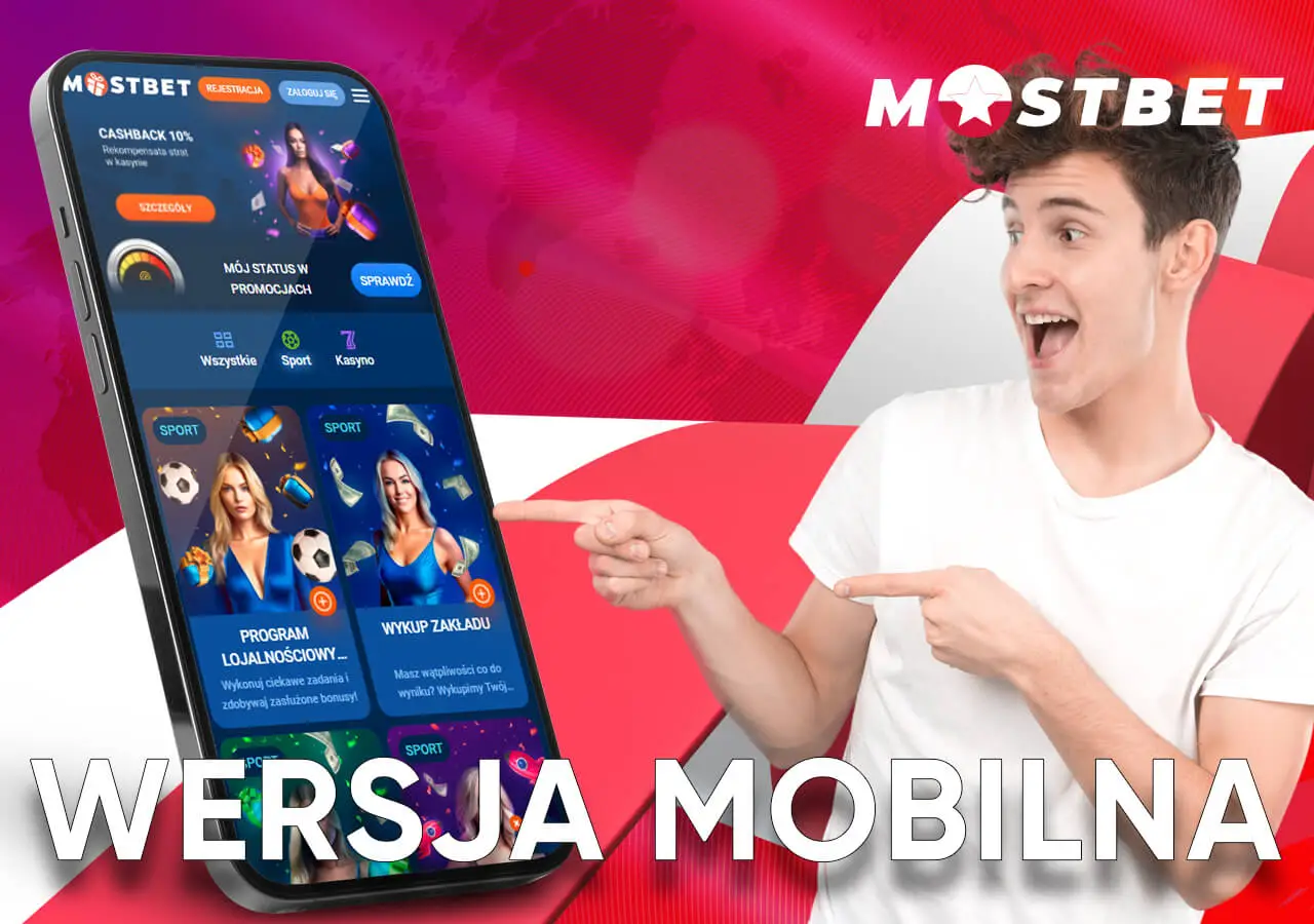 Poznaj mobilną wersję strony Mostbet