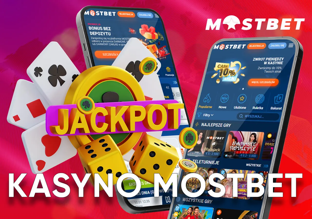 Duży wybór gier hazardowych w kasynie Mostbet