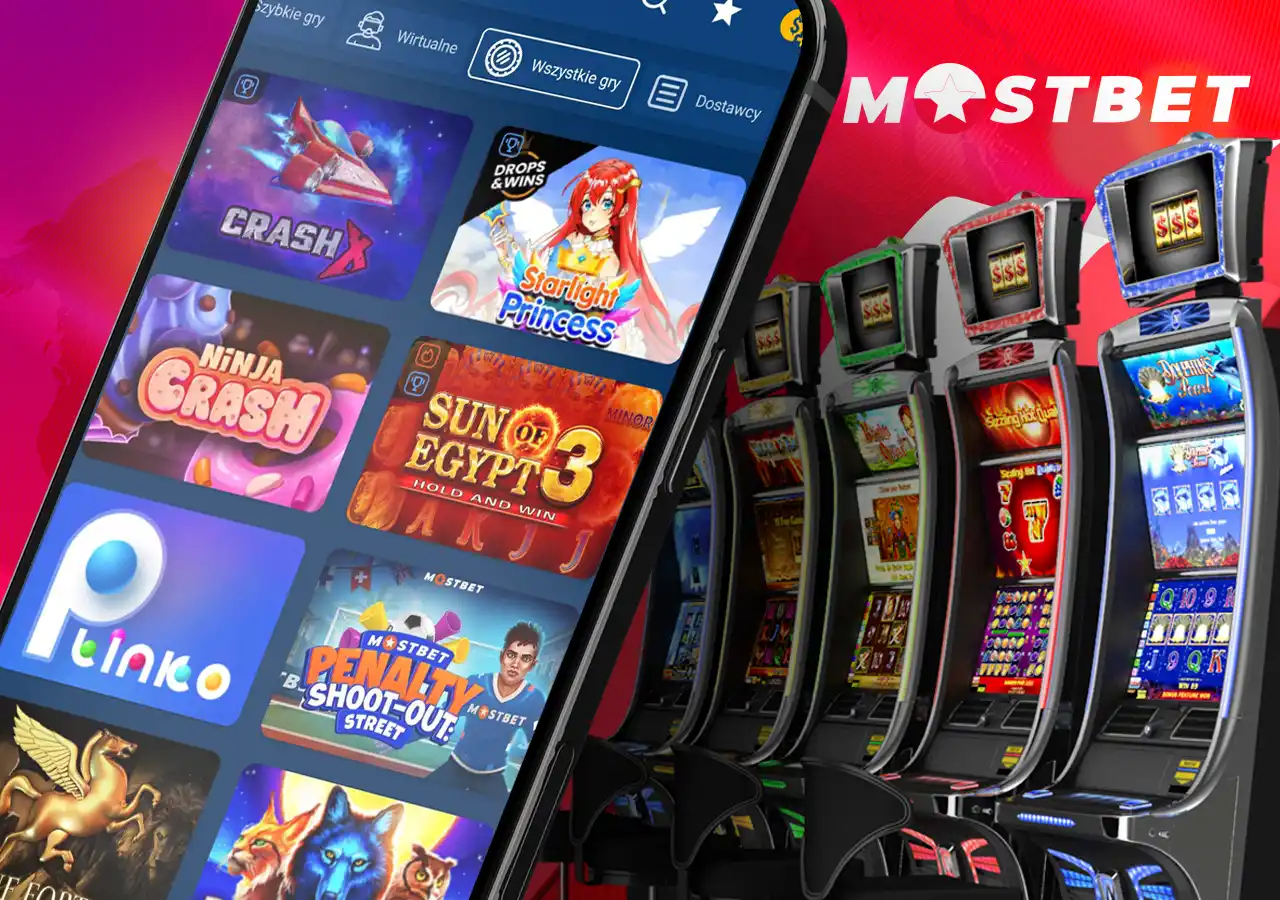 Duży wybór automatów do gry w kasynie Mostbet